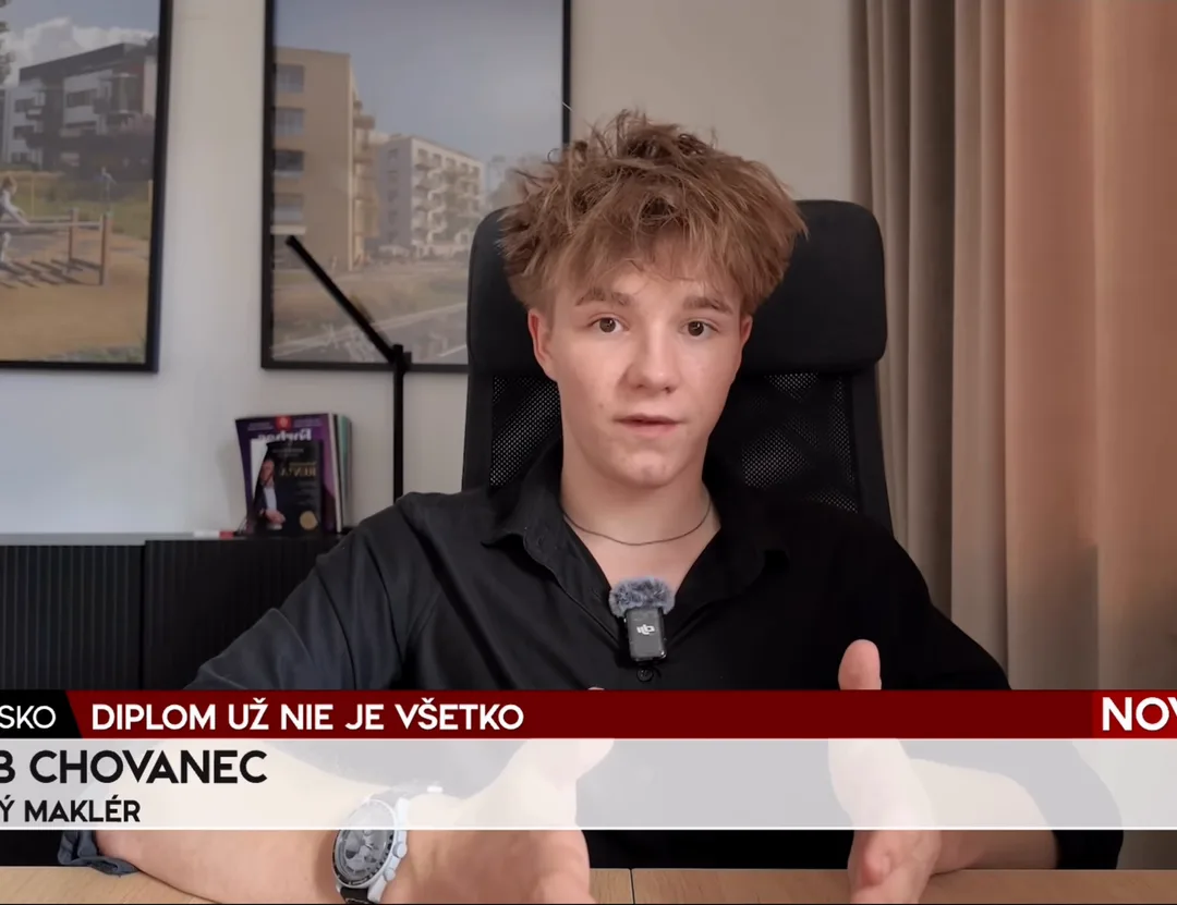 Jakub Chovanec v reportáži Novín TV JOJ