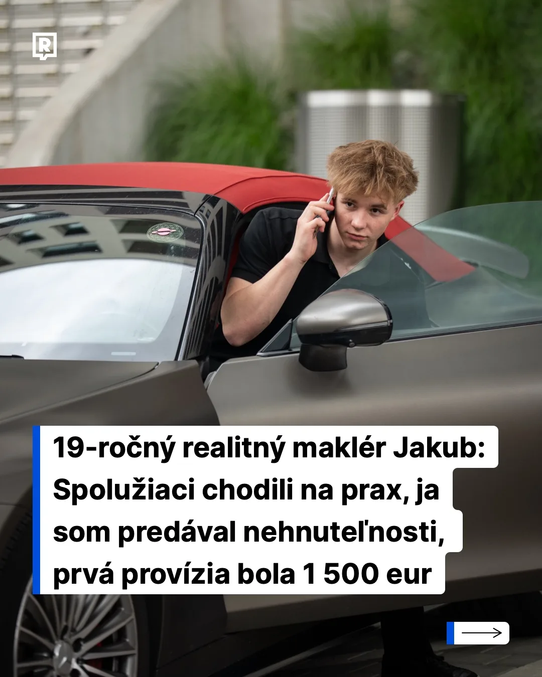 Článok Refresher: 19-ročný realitný maklér Jakub